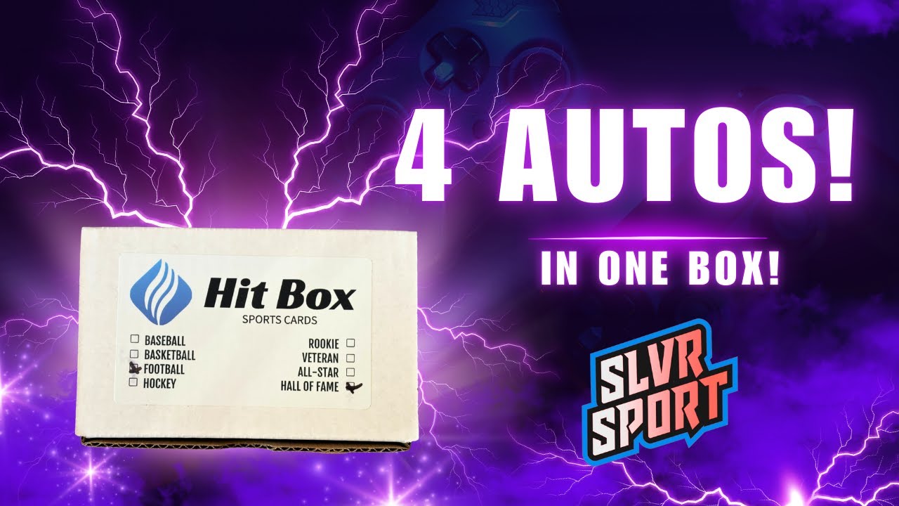 CRAZY LUCK! - Hit Box Hall of Fame Football Subscription Box Opening