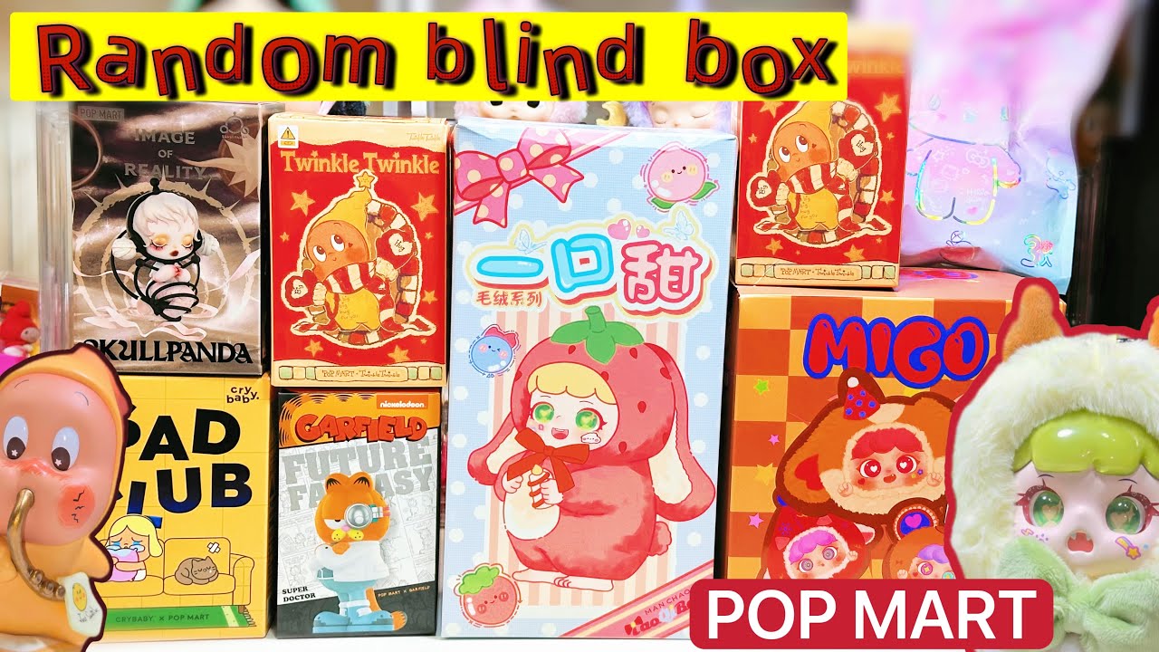 Random blind box POP MART | skullpanda | twinkle twinkle | crybaby and more