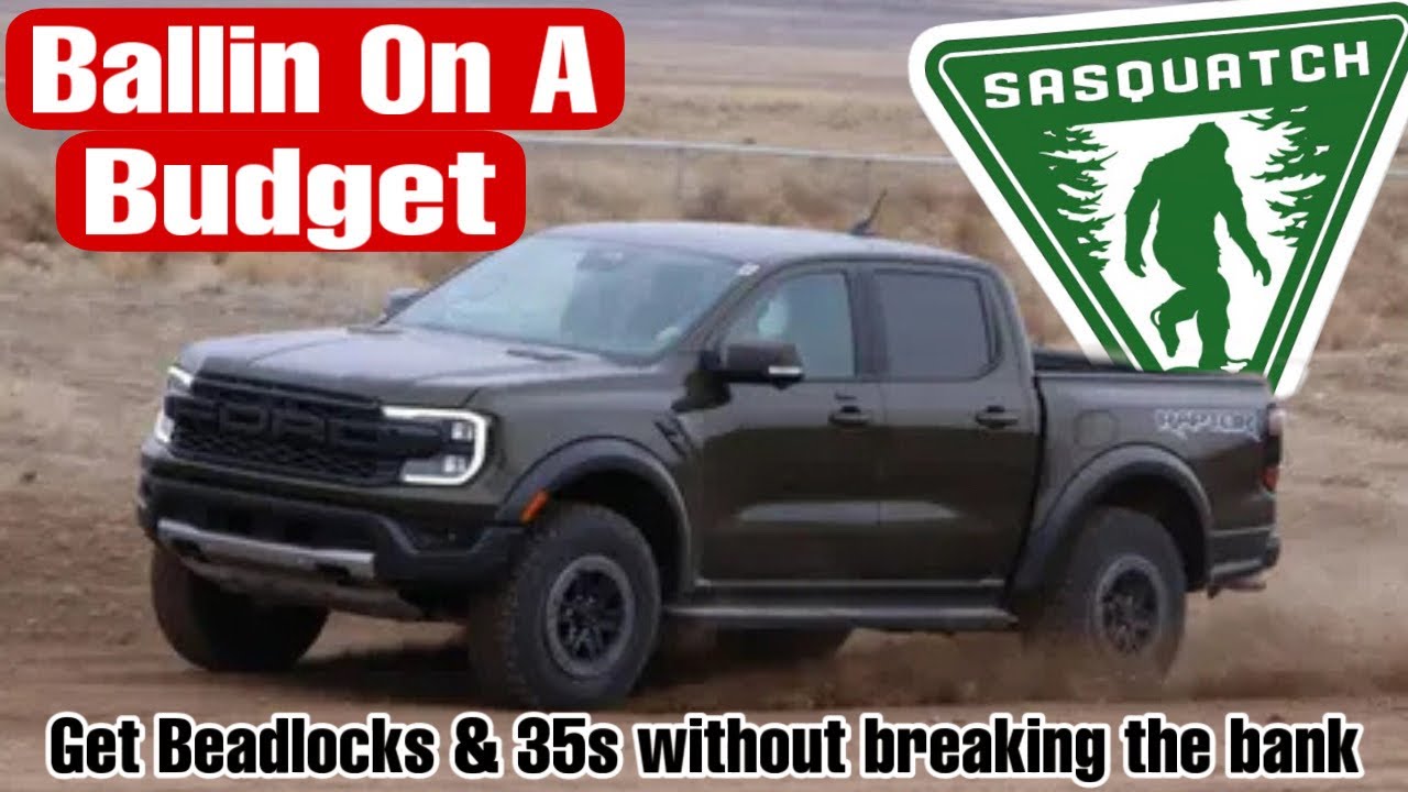 Недорогой вариант: диски и шины для Ford Ranger Raptor — бедлок и 35-дюймовые шины.