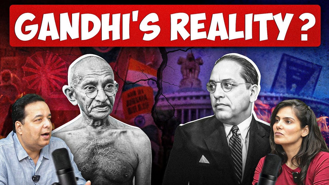 Gandhi - a Casteist, Mahatma or Politician? What happened with him at Tilak's funeral? | A Clip 
