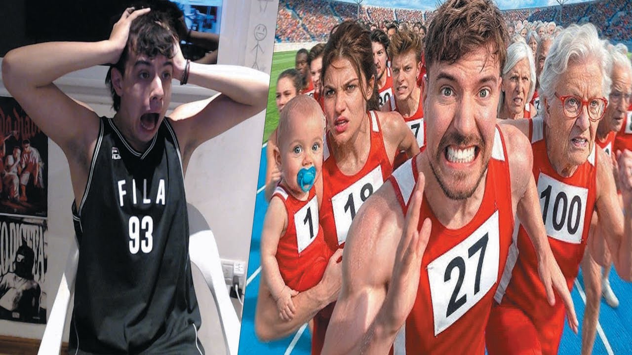 Reaccionando a MrBeast: De 1 a 100 por 250,000 Dólares