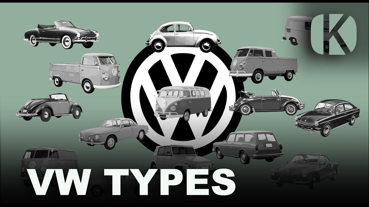 Разбираемся в классических моделях VW: Beetle, Kombi и других
