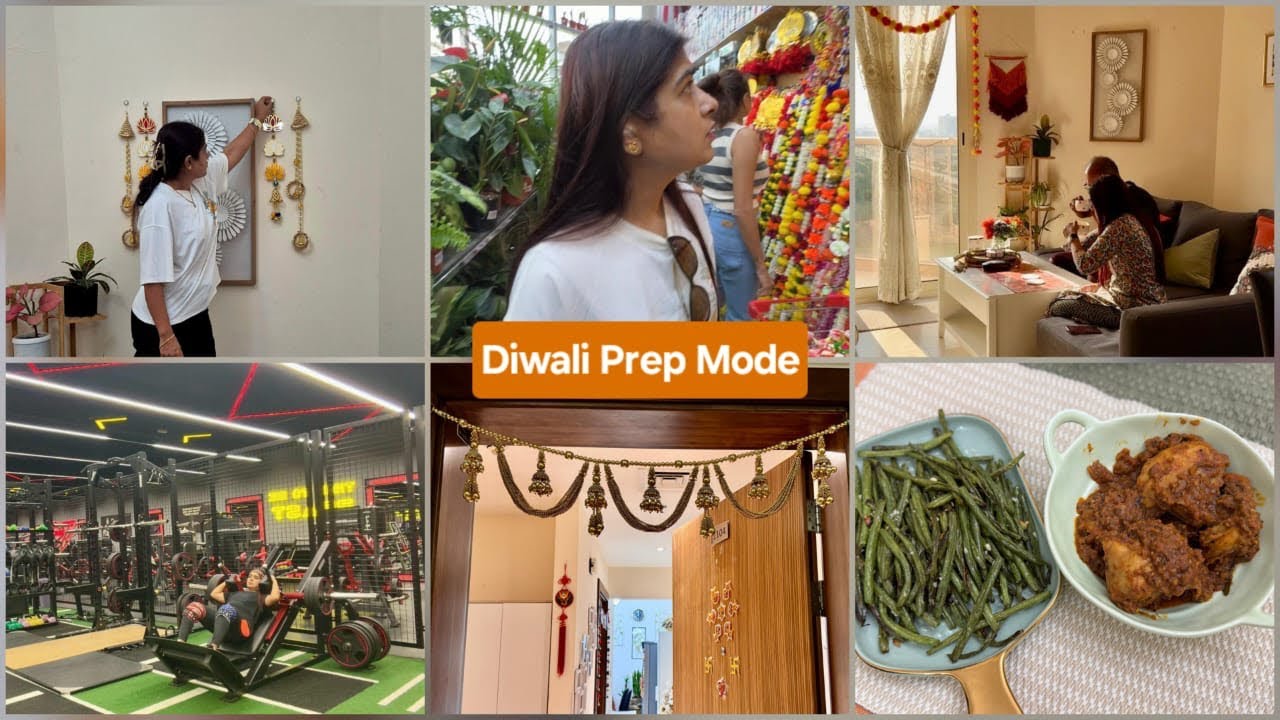 Diwali Prep Mode On 🪔|My Daily Chores & Home Decor Vlog 🇦🇪|#rimology 