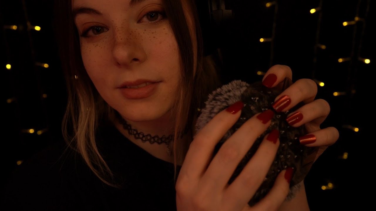 ASMR | doing my favorite Triggers - tapping, blowing, rain, unintelligible, visuals