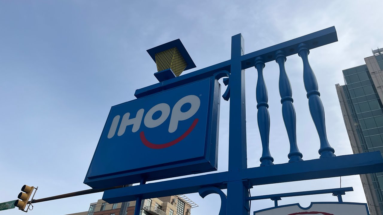 IHOP in Ballston, Arlington, VA Eating Breakfast Food