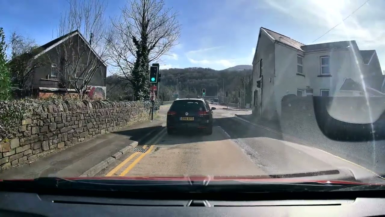 Driving from Abercrave (Swansea Valley) to Treorchy (Rhondda Cynon Taff), Wales - February 2026