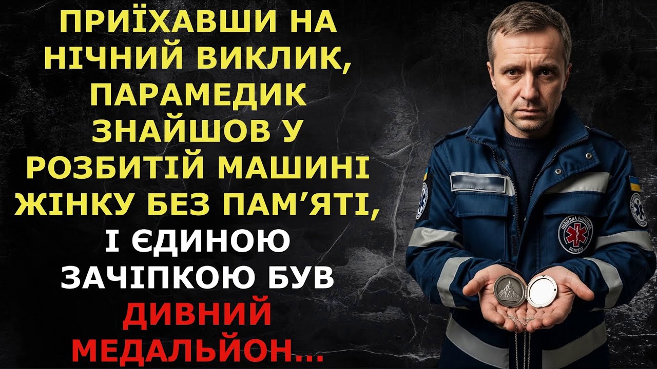 Приїхавши на виклик, парамедик знайшов у машині жінку без пам’яті, і єдиною зачіпкою був медальйон…