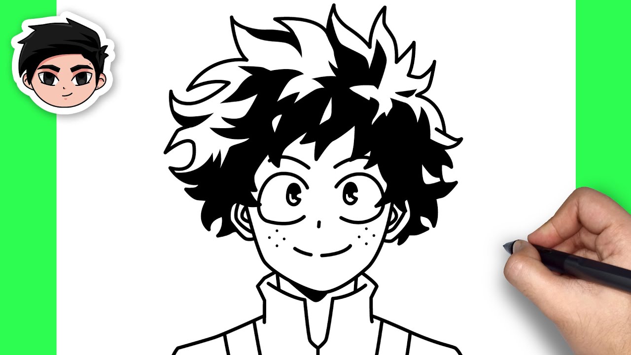 Como Desenhar Izuku Midoriya (My Hero Academia)