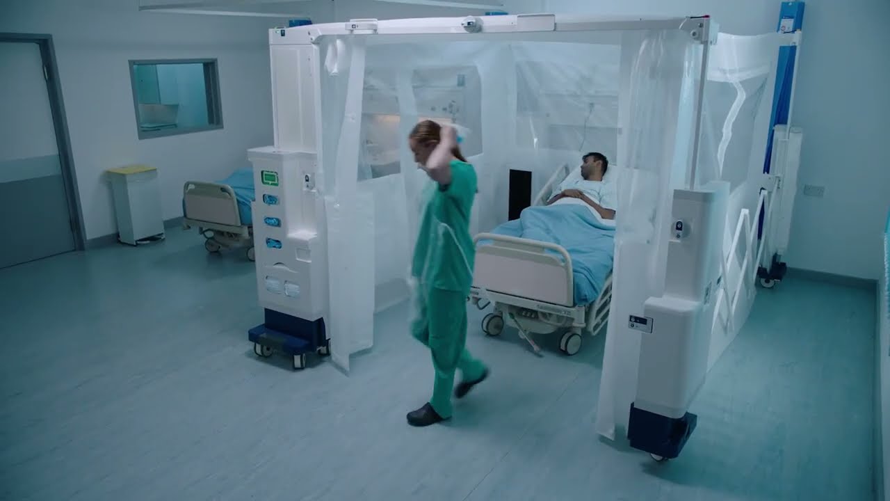 Sistema portátil de aislamiento REDIROOM