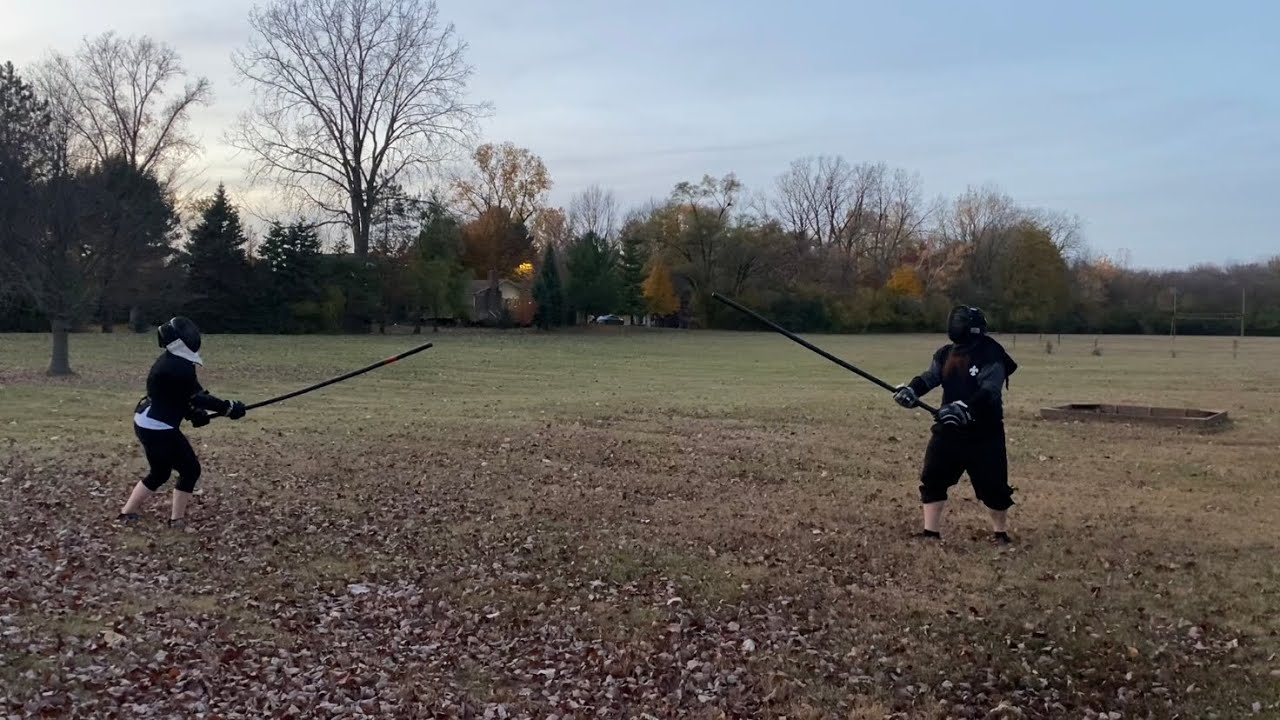 English Quarterstaff Sparring