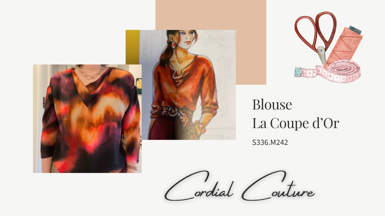 La Coupe d'Or | Blouse avec col en V |S336.M242 | Ep 21 (Fr)