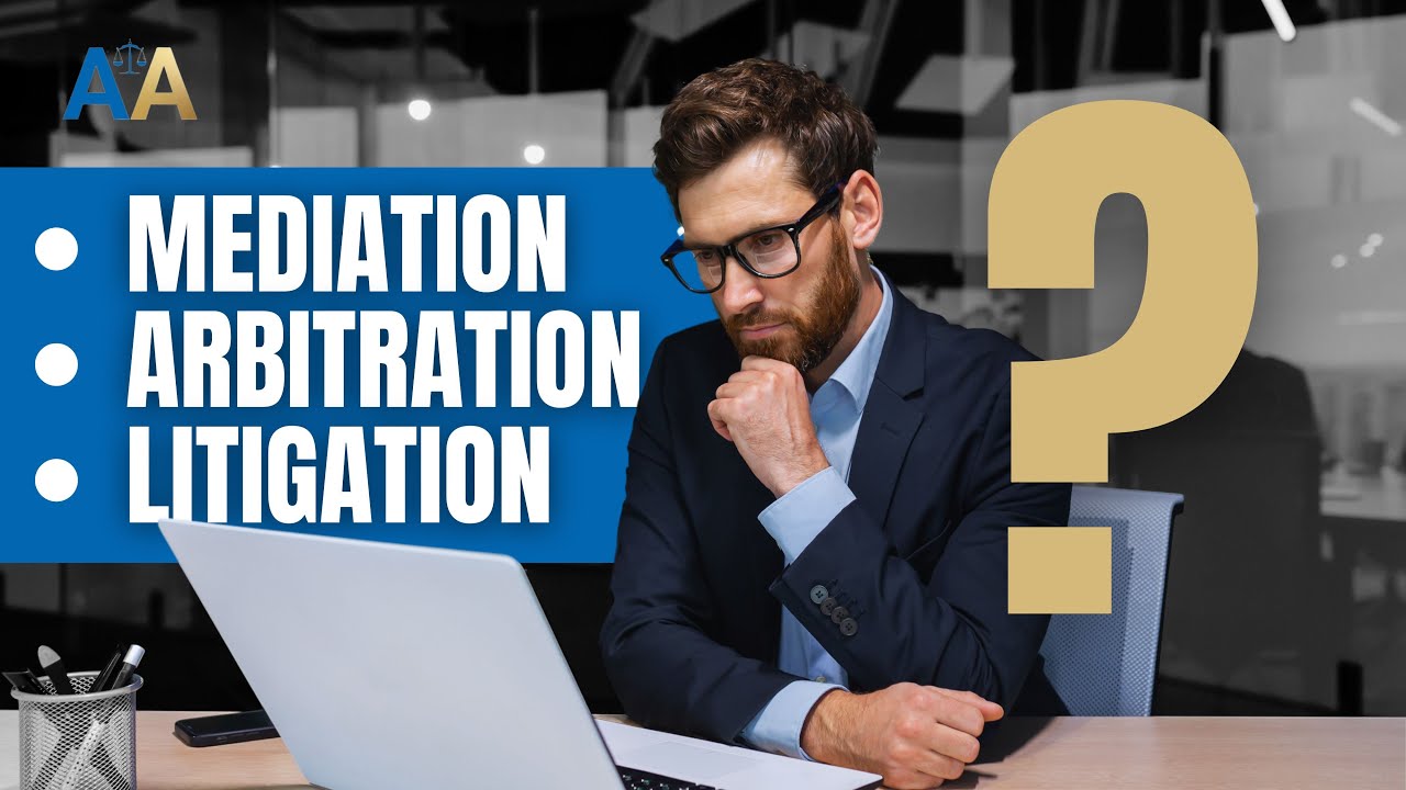 The Difference Between Mediation, Arbitration and Litigation 💳 ⚖️