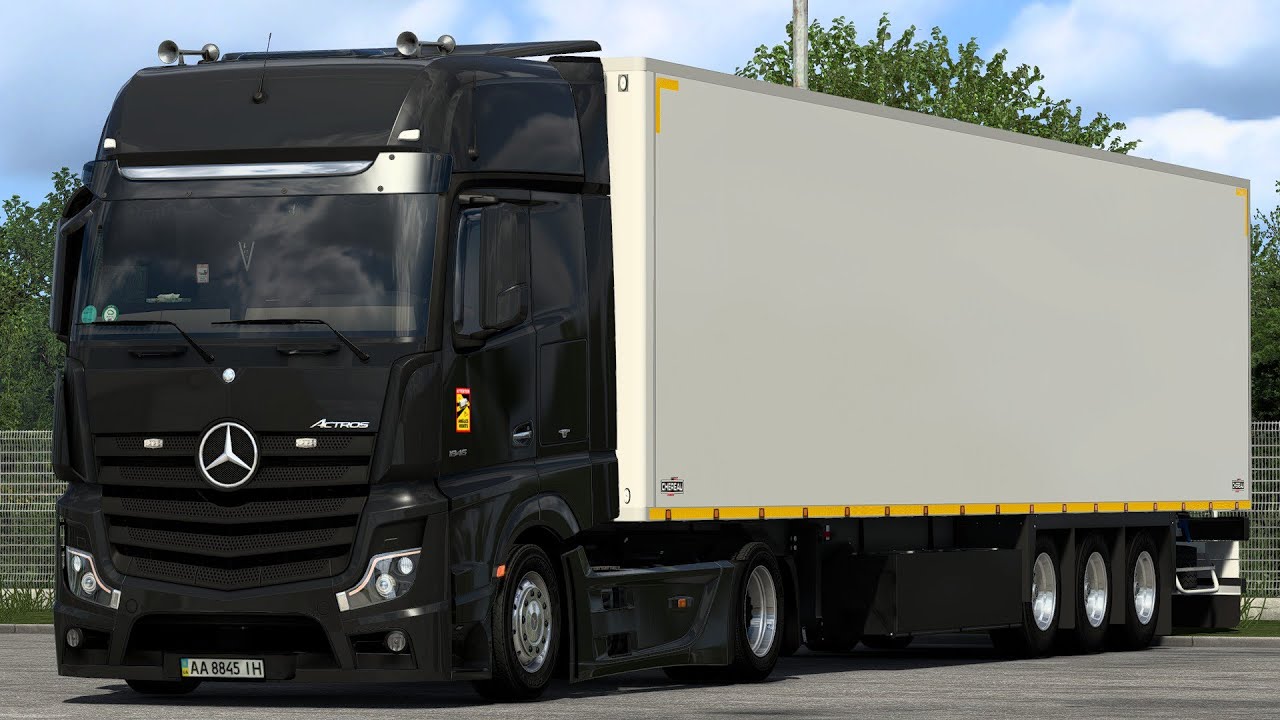 ETS2 | Realistic Driving | Mercedes Actros MP4 | ProMods | PNG | 1.54