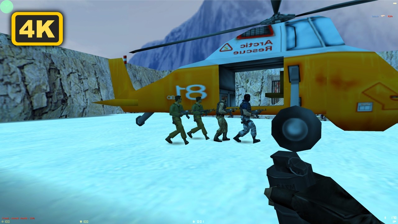 ❄️ CS 1.6 Nostalgia – Tundra vs Expert Bots [No Commentary | 4K 60FPS]
