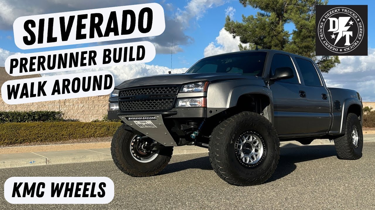 2007 Chevy Silverado Prerunner walk around. Dirt King, KMC, Fiberwerx, LQ9, 37’s, choppy chop!