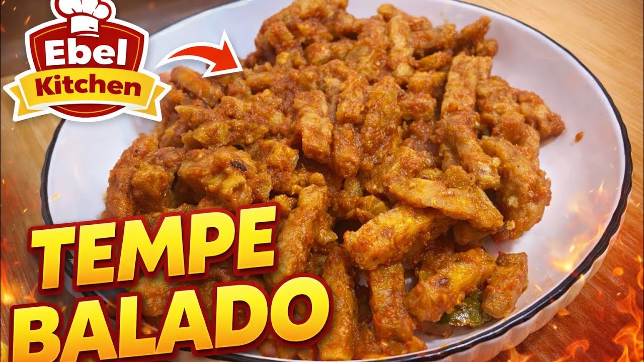 Resep tempe balado, sedap dan nikmat || Masakan rumahan