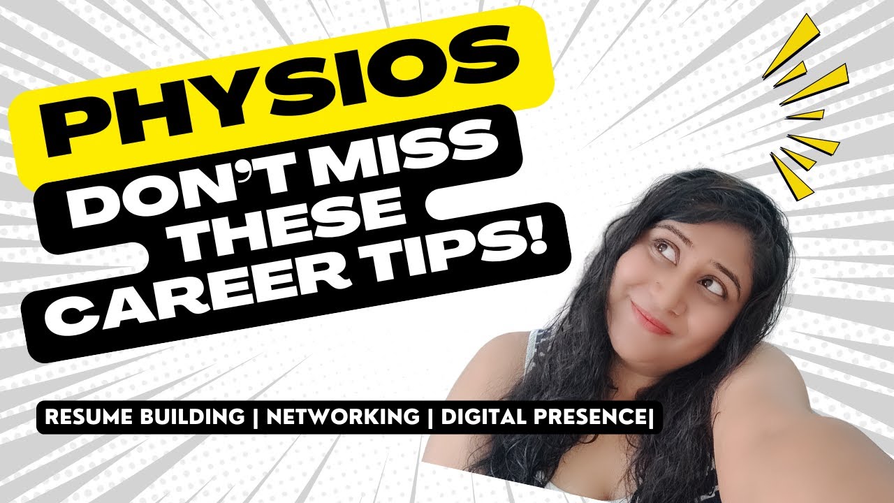 How to Grow as a Physiotherapist? A Free Webinar on Physio Career Essentials. #physiotherapy