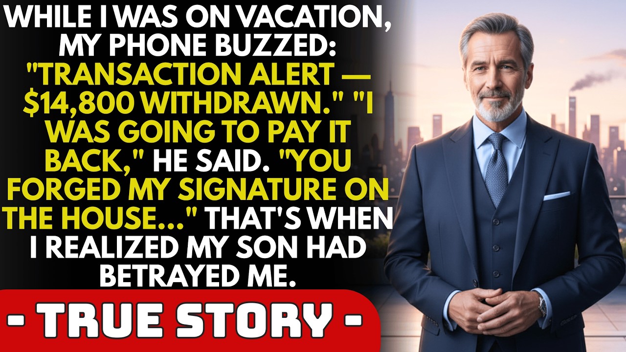 While I Was on Vacation, My Bank App Showed My Son Draining My Account. What I Did Next Changed...
