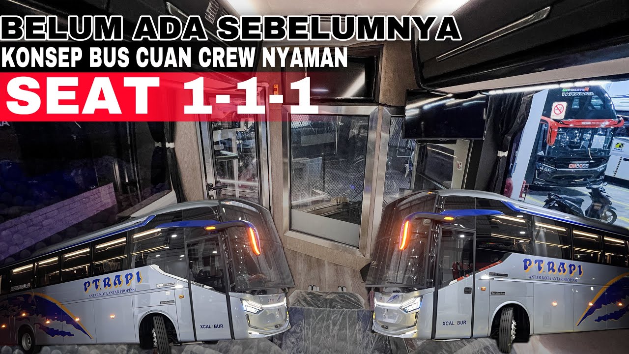 Ruang Tidur Crew Di Atas Roda‼️PT. RAPI Medan SR3 Neo Ultimate - Class 1-1-1