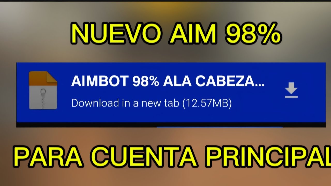 NUEVO AIMBOT 98%💥 PARA FREEFIRE 