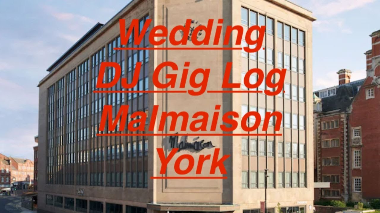 Wedding DJ GIG LOG |  Malmaison, York | FBT VN2000 Rig | Classic wedding set up
