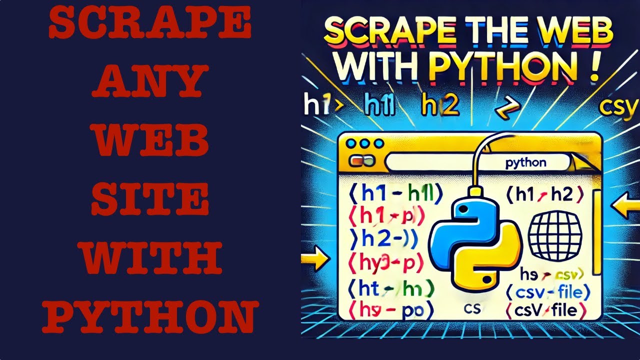 Web Scraping Made Easy - How To Scrape Any Website With Python