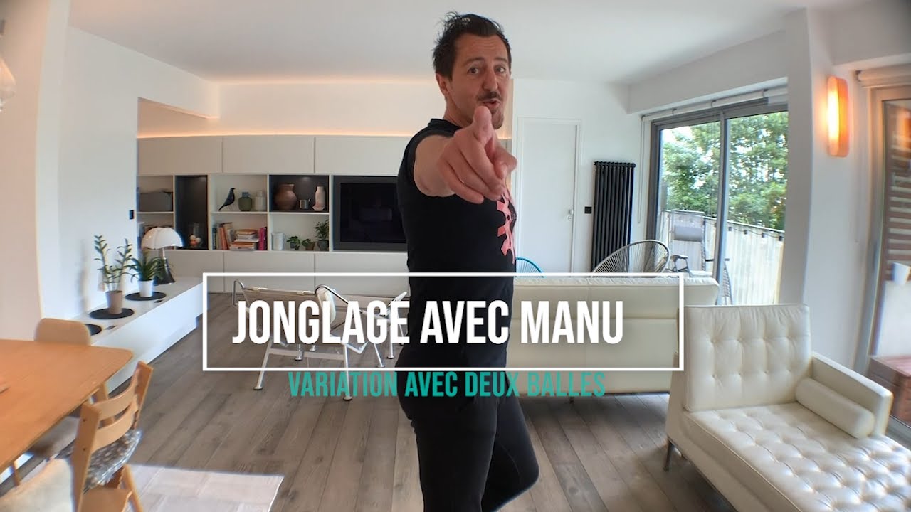🤹‍♂️ Tuto jonglage avec Manu : variation avec deux balles 🤹‍♂️