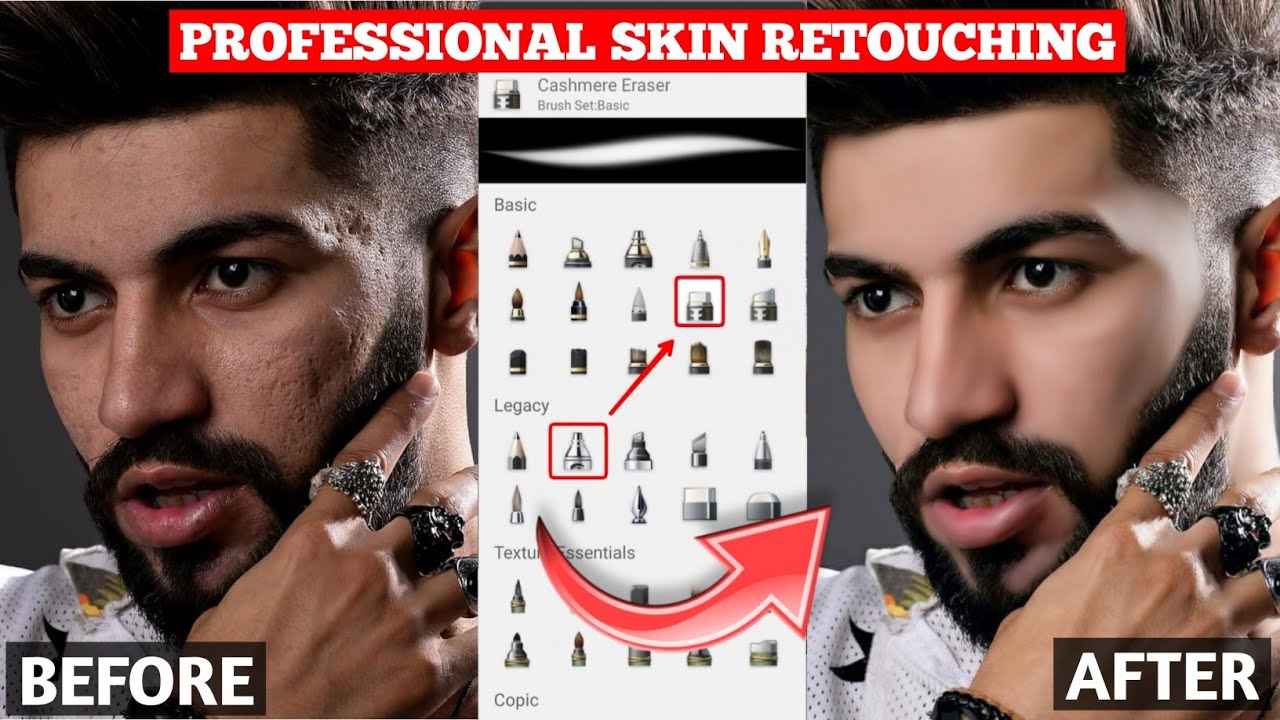 How to Smooth Skin in Autodesk Sketchbook | Smooth Face in Autodesk Sketchbook | Picsart Editing