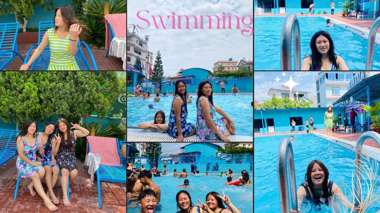 SWIMMING WITH FRIENDS 🏊‍♀️🏊‍♀️//dherai paxi sathiharu sangako vetghat 🥰//keep supporting 🙏