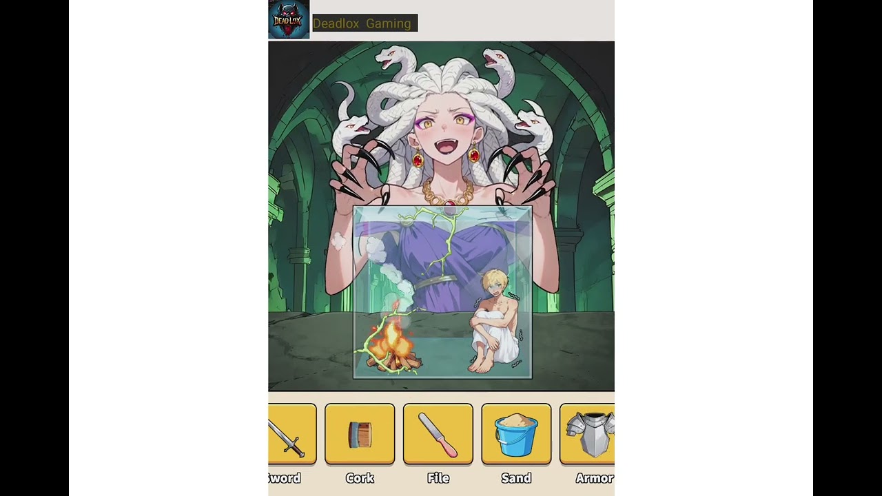 Brain Puzzle 2 Logic Twist Level 103 Defeat Medusa. Walkthrough Gameplay