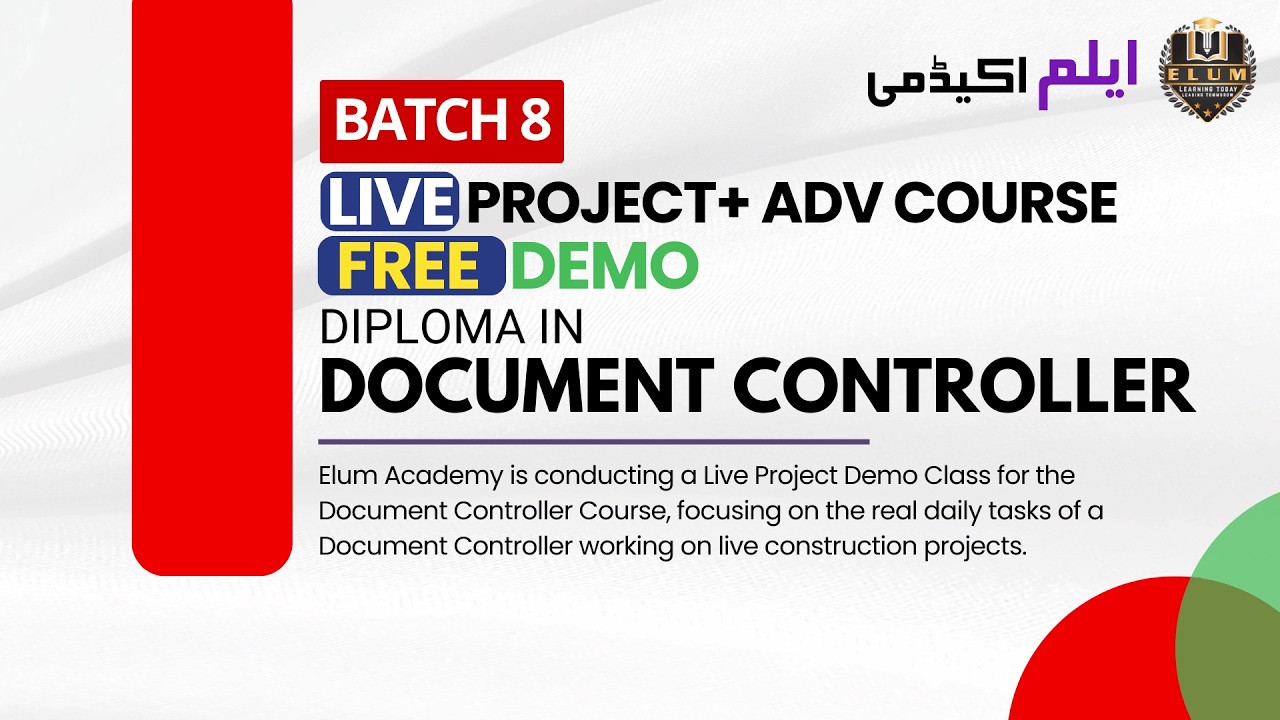 Professional Document Controller  Batch 8 DEMO
