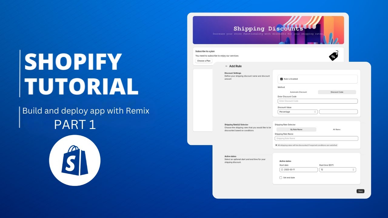 Shopify App Development | Build and Deploy Remix App