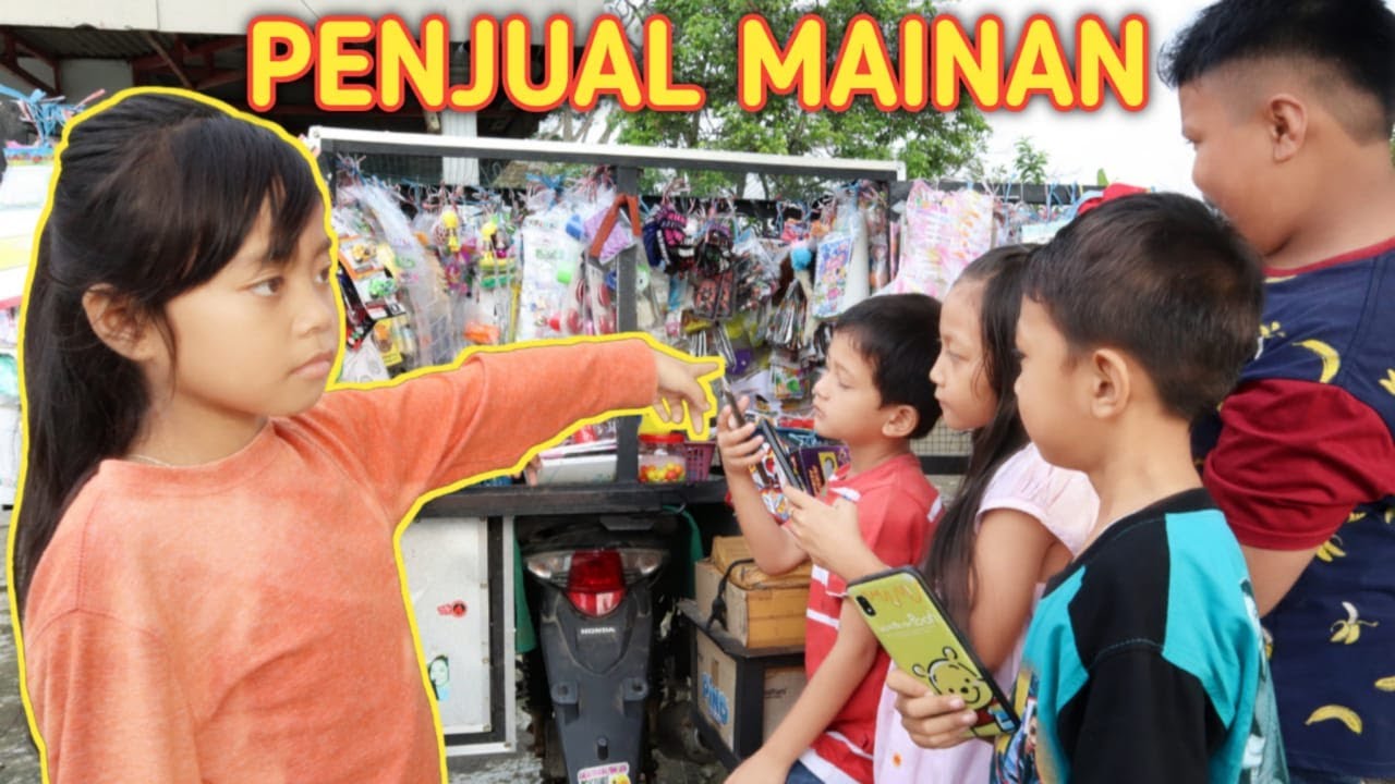 Penjual mainan anak | drama marsya jadi penjual mainan anak