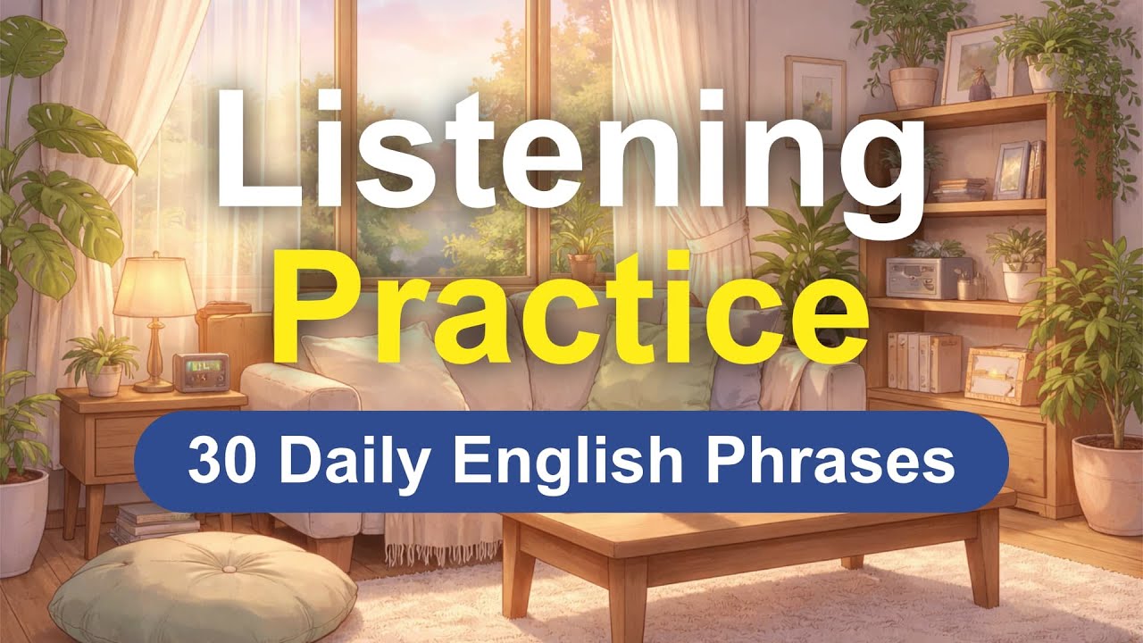 30 English Phrases | Real Conversation Listening Practice