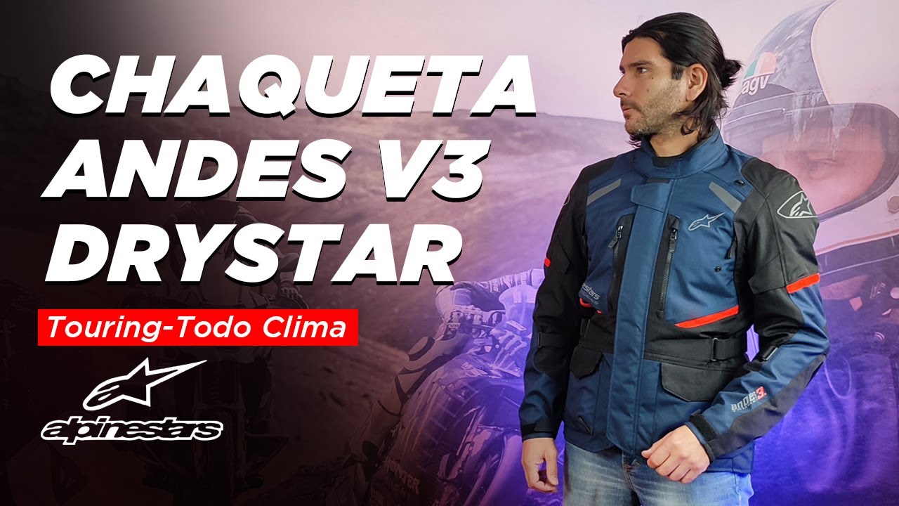 ALPINESTARS ANDES V3 DRYSTAR Chaqueta Touring para uso todo el año disponible en motomundi.cl/REVIEW