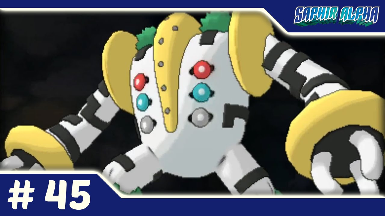 Pokémon Saphir Alpha #45 - Capture de Regigigas