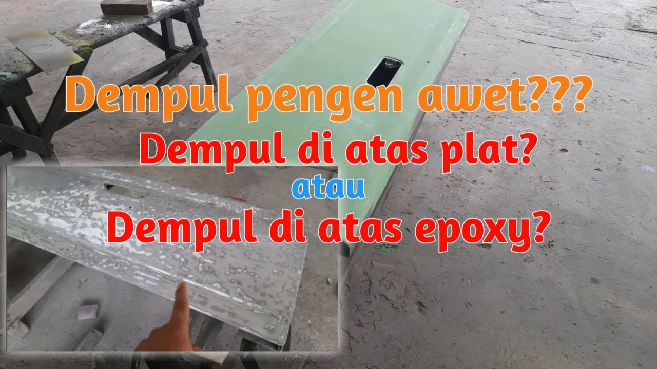 Dempul di atas plat atau di atas epoxy? | belajar mendempul untuk pemula #bangmunpaintjob