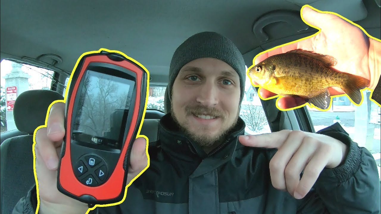 LUCKY Fish Finder with FLASHER Ice Fishing Test and Review!