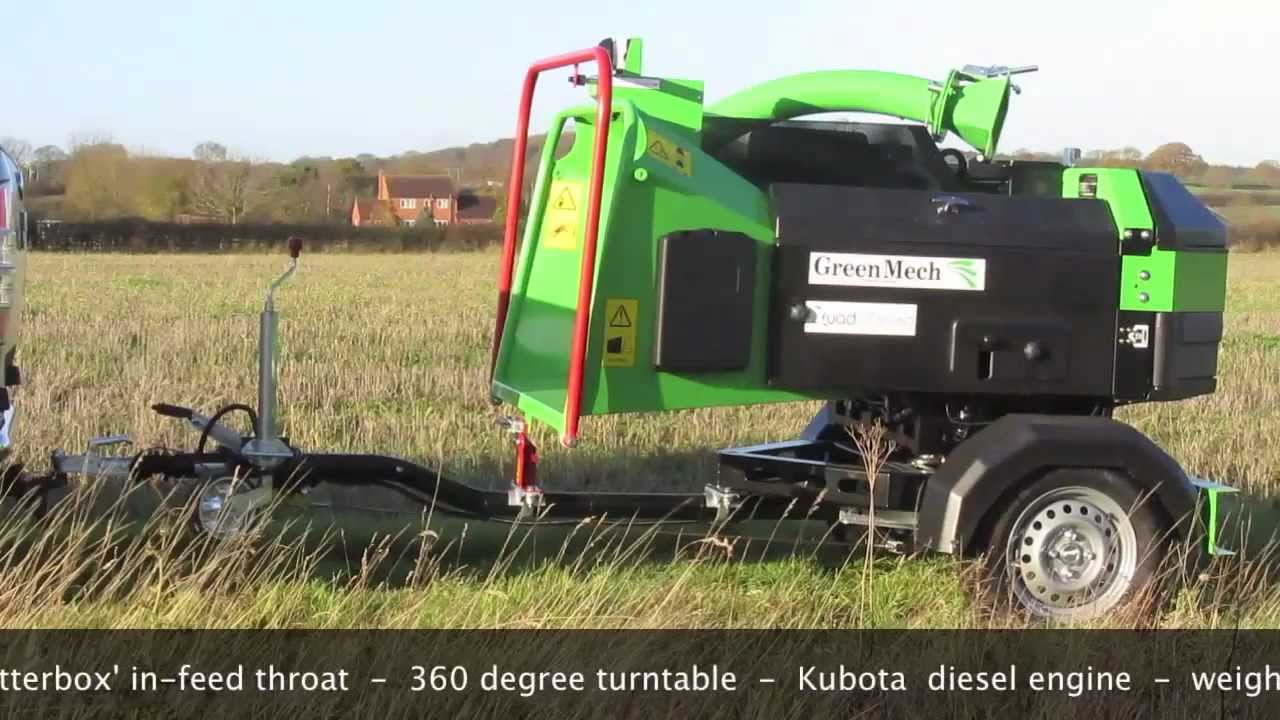 Štěpkovač GreenMech QuadChip 160 (do 16cm)