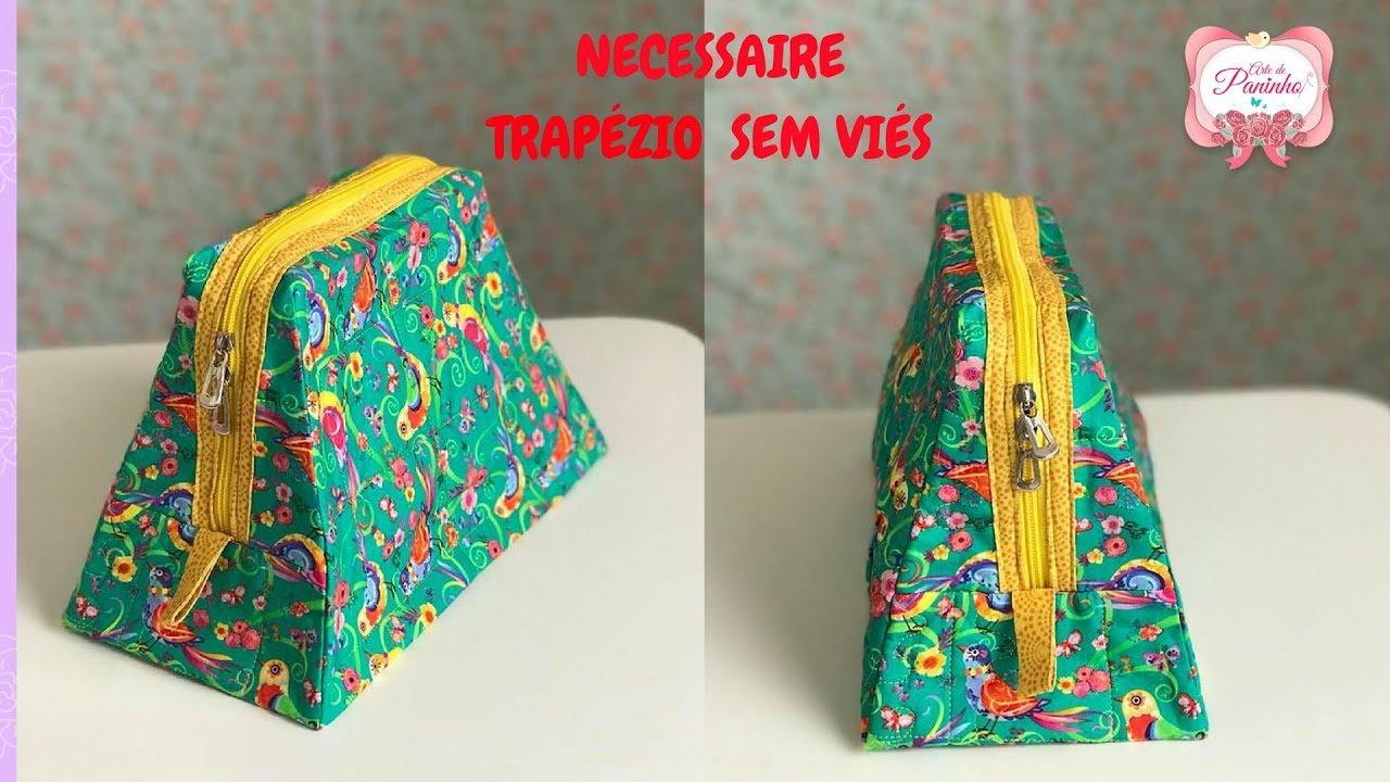 NÉCESSAIRE TRAPÉZIO SEM VIÉS