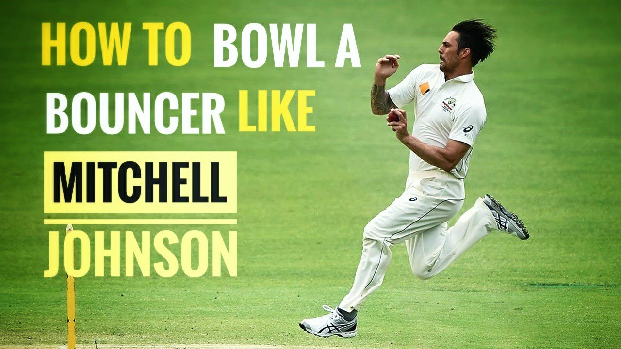 How to bowl a bouncer like Mitchell Johnson 🔥| Fast bowling Tips