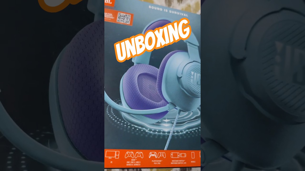 JBL Quantum 100 M2 Gaming Headphones Unboxing and First Look | #shorts