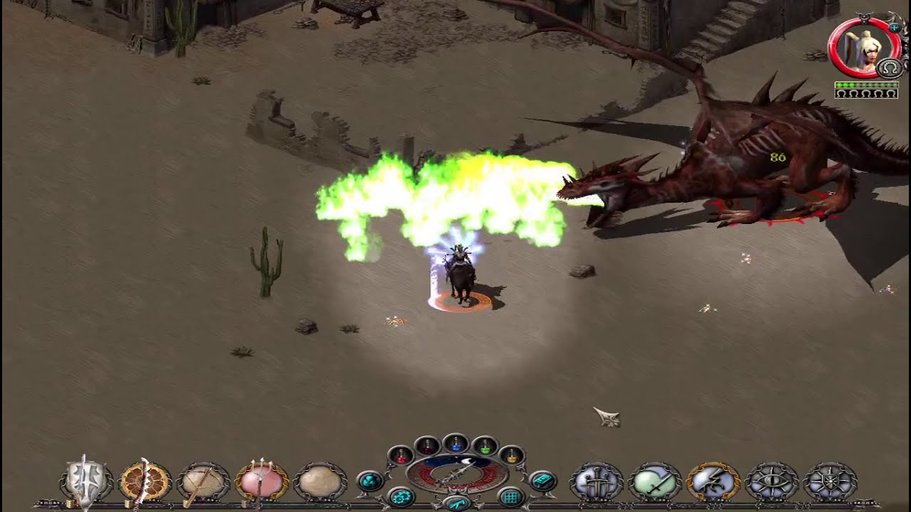Sacred Gold - Seraphim - ACt 2 End - Walkthrough part 2 - Kill Dragon - D'Cay - Lady of the Orcus