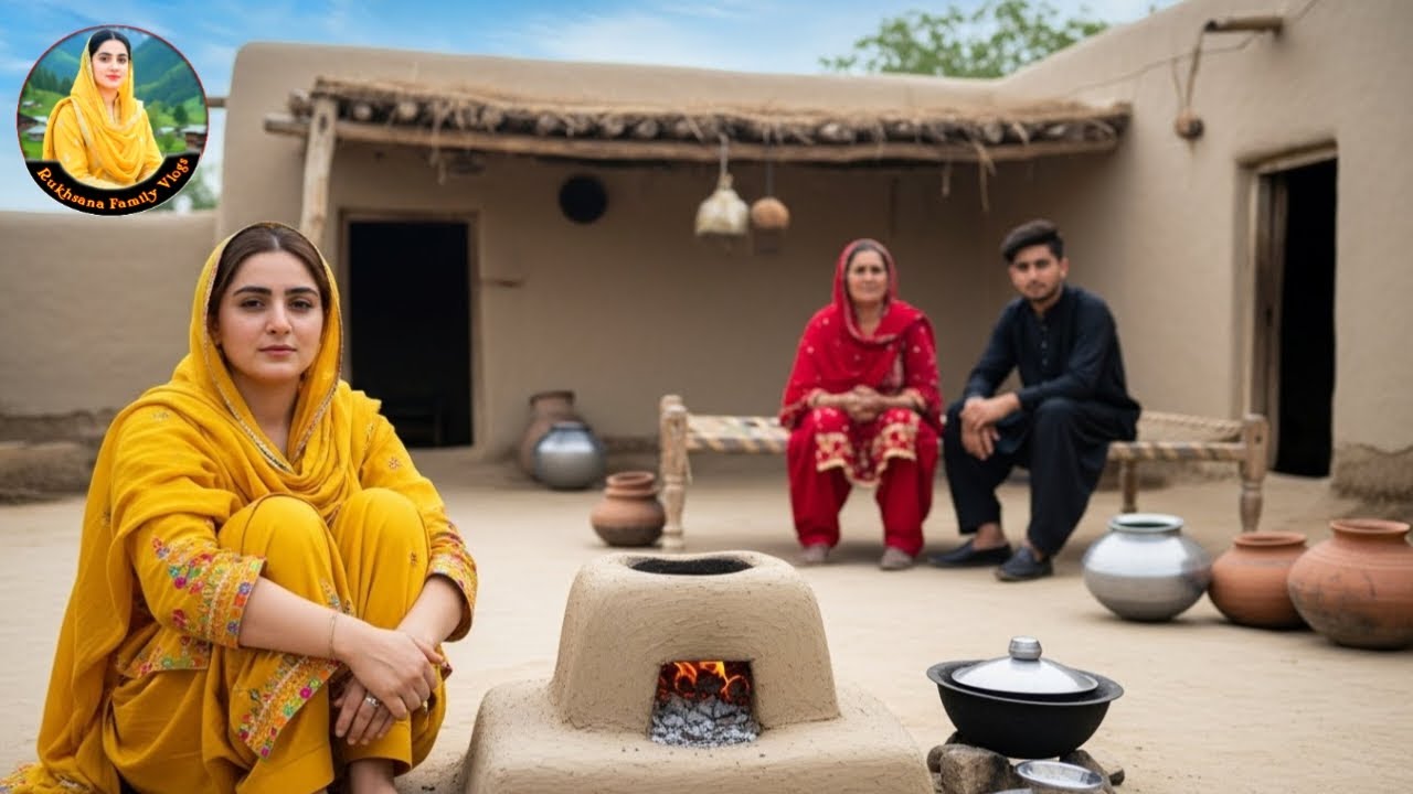 Gaon Ka Asal Zindagi | Mitti Ka Chulha Banane Ka Mukammal Tareeqa 🫕#rukhsanavlogs 