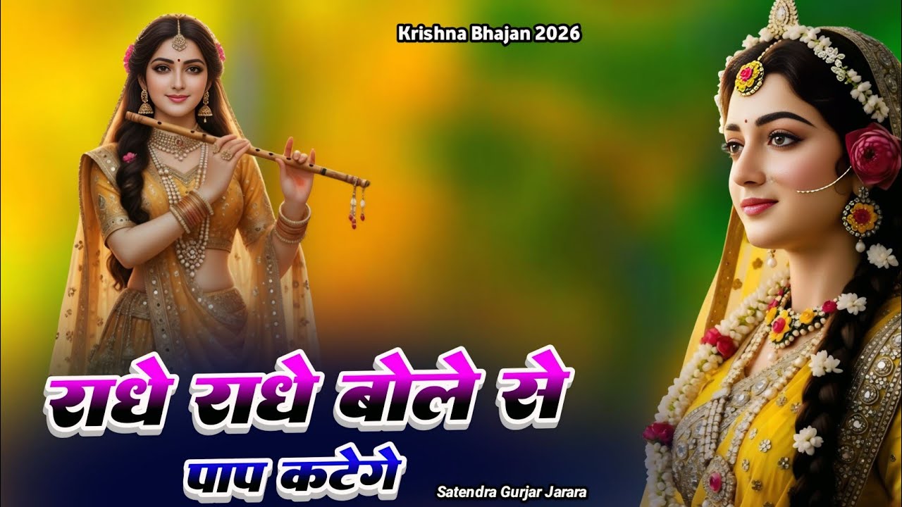 राधे राधे बोले से पापा कटेगे| New Krishan Bhajan 2026 | New Radha Krishn Bhajan 2026 | 