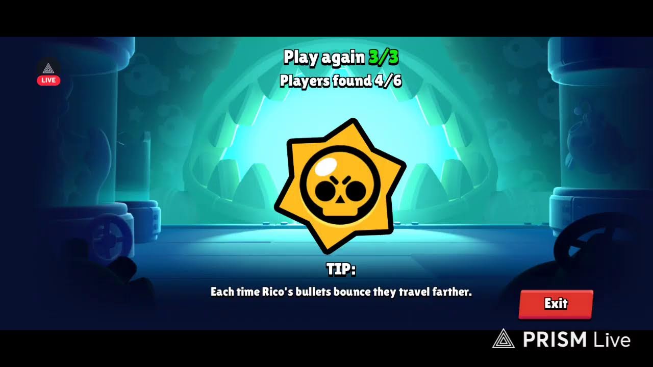 Playing Brawl Stars.