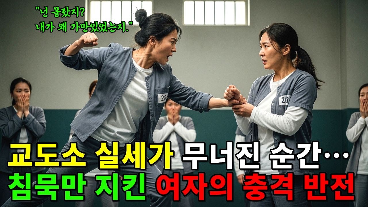 교도소 실세가 무너진 순간… 침묵만 지킨 여자의 충격 반전