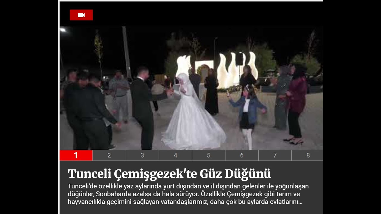 Tunceli &Ccedil;emişgezek'te G&uuml;z D&uuml;ğ&uuml;n&uuml;