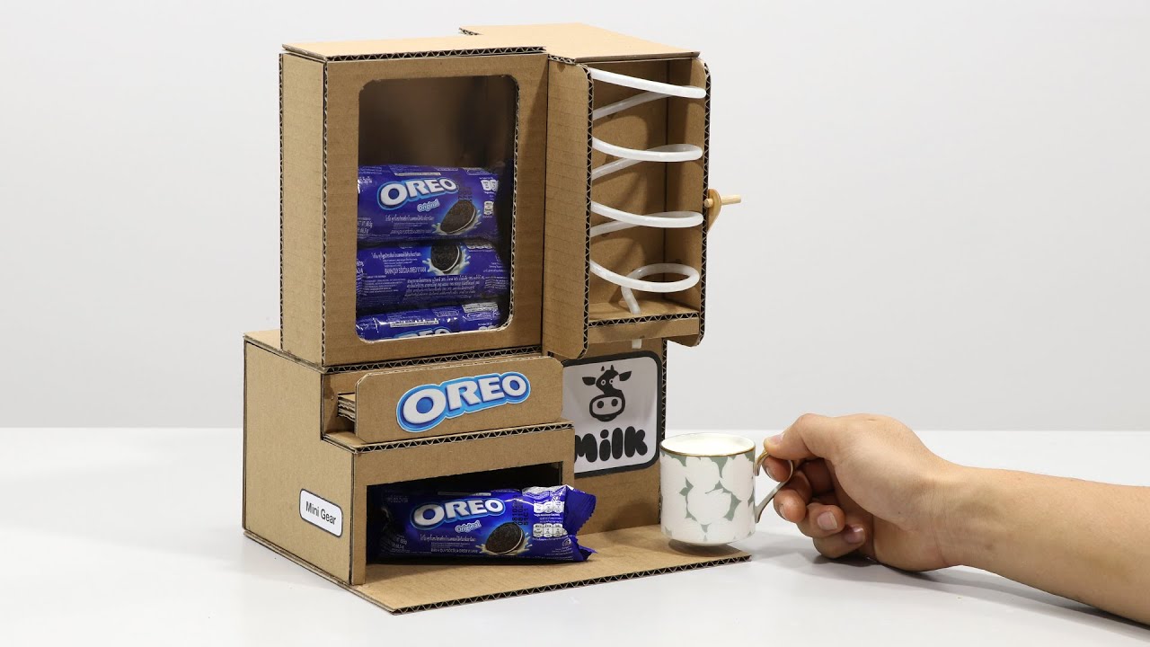 DIY OREO and Fresh Milk Vending Machine