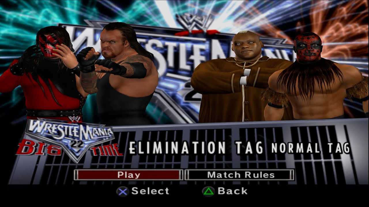 WWE SmackDown vs. Raw 2007 - Undertaker,Kane VS Boogeyman,Viscera (ELIMINATION TAG)